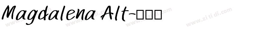 Magdalena Alt字体转换